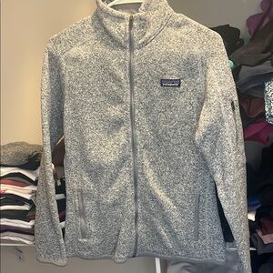 Patagonia Heathered Gray Zip-Up Jacket